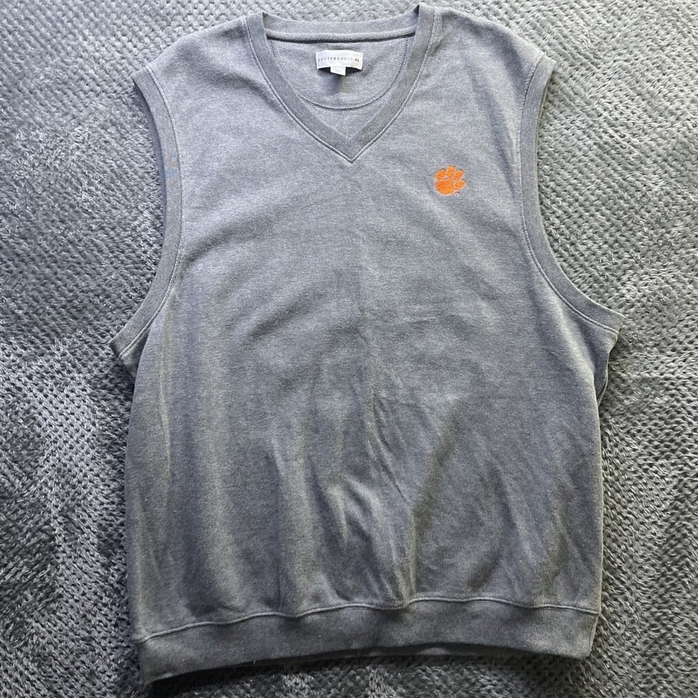 Clemson University Paw Cutter And Buck 2XL Dress Shirt #415